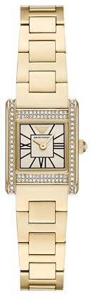 Emporio Armani Damen 26MM Goldfarbene Edelstahl Uhr, AR11795