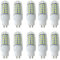 Aoxdi 10 Stück LED Strahler Lampe GU10 Sockel 7 Watt, Kaltweiß, 48 SMD 5730 LED GU10 Lampe Energiesparlampe 7W, AC220-240V