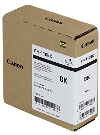 Canon PFI110BK passend für IPF2000 Tinte schwarz 2364C001 160ml
