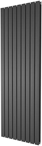Pinta Vertical Radiator | Flat Panel Double Column | Central Heating | Living Room Hallway Bathroom Kitchen Radiator | 1800 x 610 | Anthracite