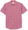 Amazon Essentials Men's Regular-Fit Short-Sleeve Poplin Shirt, Washed Red Plaid, L