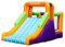 Château Gonflable - Aire de Jeux pour Enfant avec Toboggan XXL, Aire de rebonds et Mur d'escalade - Glad Toboggy - Surface 435x200x220 cm - souffleur et Sac de Rangement Inclus