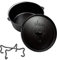 Dutch Oven I 14 Zoll Kochtopf Gußeisen für Feuerschale Grill Feuerstelle Camping Hockerkocher I Dutch-Oven Set mit Deckelheber I Dreibein Topf I Kesselgulasch Topf Feuertopf ca. 10 Liter