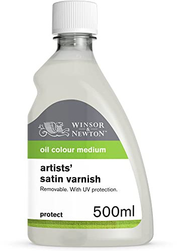 Winsor & Newton Aditivo para óleo Barniz Satinado, 500ML