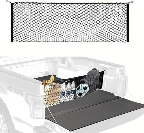 Bett Heckklappe Cargo Net Kompatibel mit 2019 2020 2021 2022 2023 2024 Dodge Ram 1500 2500 3500