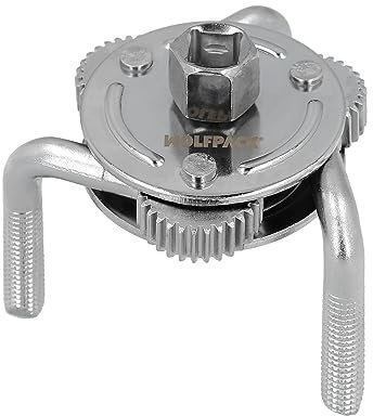 WOLFPACK LINEA PROFESIONAL Llave Filtro Aceite Araña Universal Ø 8 A Ø 13,5 cm. llave Filtro 3 Garras, Llave Filtro Universal, Llave Filtro Coche/Moto