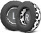 SOULWIT 90mm Mesh Fabric Earpads Replacement for AKG Pro Audio K845 K845BT K545 K540 K275 K267 K245 K182 K167 Headphones, Ear Pads Cushions with Noise Isolation Foam - Snow Leopard