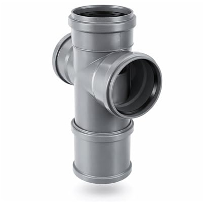 FN-Technik® Zweifach Hochleistungs-Regensammler DN 110 – 2× Abgang – Hohe Wasserausbeute – Überlauffunktion – für Fallrohr DN 100/110