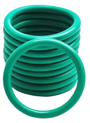 Fluorkautschuk-O-Ringe, Dichtung Gummi Unterlegscheibe, 5 Stück (Größe: 86mm AD x 80mm ID x 3mm Breite)