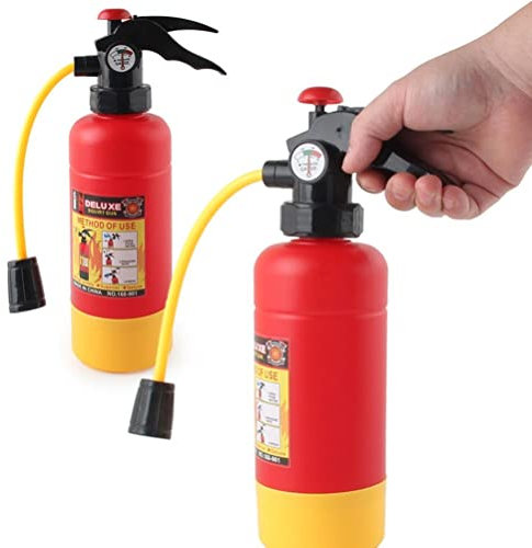 Jouets d'eau D'extincteur, Pompier Réaliste, Jouets de Pompier Amusants pour Enfants, Jeu de Aquatique en Plein Air sur la Plage d'été (1)