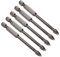 CoCud Titanium Masonry Drill Bit, 6mm Cutting Dia 78mm Length 1/4 Hex Shank Carbide Cross Tip Concrete Drill Bits Yellow - (Applications: for Wood Glass Brick Cement), 5-Pieces
