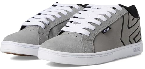 Etnies Herren Fader Skate Shoe, Light Grey/Black, 48 EU