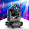 Ukfog 150W Moving Head LED Bühnenlicht RGBW Discolicht Partylicht mit 8 Muster 8 Farben Strobe Strahleneffekten Licht für DJ Disco Party Club Bar Show Halloween Weihnachten Beleuchtung