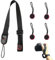 FOSDICK Dragonne pour Appareil Photo, Sangle Appareil Photo, Courroie Appareil Photo, Sangle de Poignet Réglable pour Appareil Photo avec Boucle à Détachement Rapide, Dragonne en Corde Nylon(Noir)