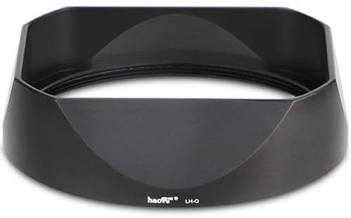Haoge Gegenlichtblende aus Metall für Leica Q3 Q3-43 Kamerazubehör schwarz LH-LQ343B