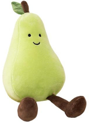 Plüsch Obst- und Gemüsepuppen, 8 Stück, Stofftiere, Kuscheltiere für Kinder (Mint Green)