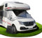 Ezcasch Housse de pare-brise thermique argentée avec fermeture éclair extérieure pour Fiat Ducato Citroen Relay X250/290 Peugeot Boxer 2006-2024 Camping-car hiver avec sac de transport