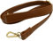 PU Lederriemen für Tasche Braun, Verstellbarer Damen Taschengurte mit Karabiner Gold, 80-125 cm Tragegurt Tasche für Damen, Crossbody Gurt, 2.5cm, 1710