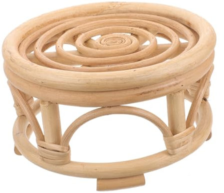Happyyami Décor Porte-plante D'intérieur Étagère Usine Des Stands Avec Porte-pot De Fleurs Support De Pot à Fleurs Patio Petit Rester Osier Support De Pot De Fleurs Devoir Moderne Rotin