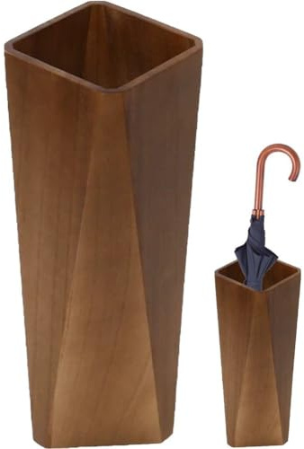 Muteitt Porte-Parapluie en Bois, Organisateur De Porte-Parapluie Autoportant pour Parapluie, Cannes, Cannes De Marche