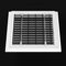 Cubierta de ventilación blanca de 12 x 12 pulgadas con filtro para pared/techo, rejilla de ventilación de 2 vías, material ABS, 300 mm x 300 mm, ideal para el hogar y la oficina