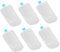 HOMSFOU 6Pcs Reusable Cooler Ice Packs for Lunch Boxes Bags Freezer Blocks for Summer Cooling for Air Coolers and Food Preservation