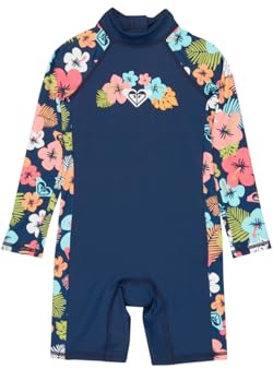 Roxy 2026 Junior Morning Flower UV Suit - Mood Indigo Morning Flowers Tw