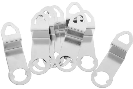 ABOOFAN 10 Stück Metall Uhraufhänger für Quarzuhrwerk Ersatz Uhrhaken aus Eisen Sicher und Zuverlässig für Wanduhr mit Elegantem Design