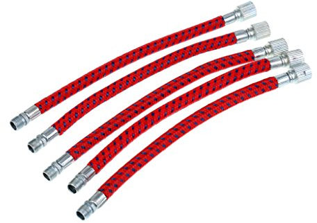 MagiDeal 5 STK. MTB Pumpenschläuche Pumpe Verlängerung Schlauch Luftpumpe Inflato für Schrader-Ventil