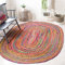 Safavieh Vintage Bereich Teppich, Jute, rot, 4' x 6' Oval