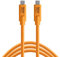 Tether Tools TetherPro Câble USB-C vers USB-C | pour l'alimentation, le transfert rapide et la connexion entre l'appareil photo et l'ordinateur | Orange haute visibilité | 0,9 m