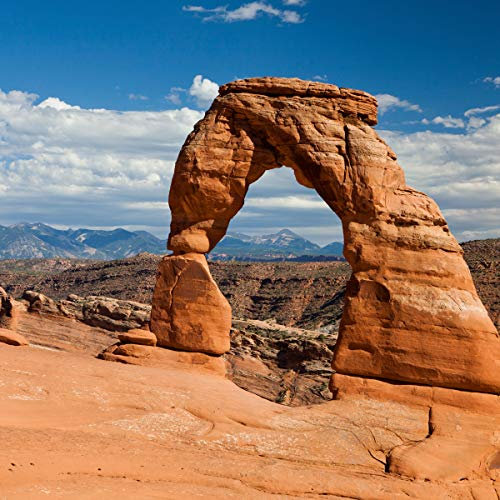 Eurographics Delicate Arch 50x50 Glasbild, Float Glas, bunt, 50 x 50 cm