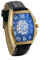 JewelryWe Herrenuhr Analog Automatik Uhr Automatische Mechanische Leder Band Totenkopf Schädel Skelett Armbanduhr Automatikuhr mit Rechteckig Römischen Ziffern Zifferblatt, Gold
