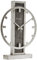 Bulova B1864 Streak Tischuhr, antiker Silberton, 2,63 x 12 x 16 cm