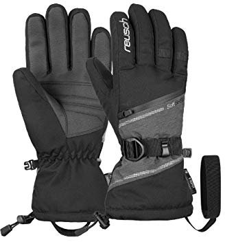 Reusch Demi R-TEX XT Manique Femme, Noir/Gris/argenté, 6.5