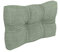 POKAR Palettenkissen Palletenauflagen Palettenpolster Palettensofa Palettenmöbel Schaumflocken Kissen für Europaletten Sitzkissen 60x40, Grün