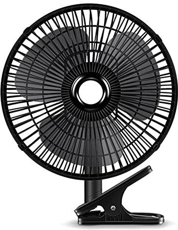 ADASP Ventilateur oscillant -12V / 24V - Ventilateur de de Voiture Portable de 8 Pouces - Ventilateur de Camping-Car Automatique - Ventilateurs de Bureau à 2 Vitesses