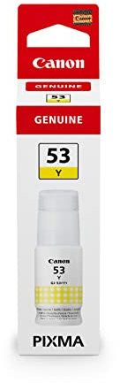 Canon GI-53 Y Tinte gelb Druckertinte 60ml hohe Reichweite für PIXMA Tintenstrahldrucker ORIGINAL