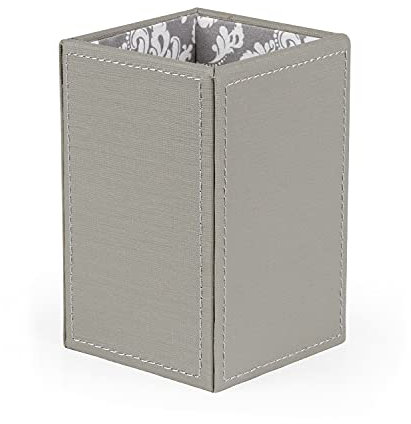 Homede Aufbewahrungsbox Organizer 8x8x12,5 cm Stiftehalter Pixi Grau