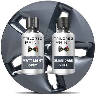 Tailored Paint Alloy Wheel Touch Up Paint Kit For Tesla Model 3 Aero Trim Cover (Touch Up Paint Pen)