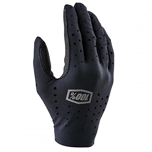 100% GUANTES Sling Women's Bike Gloves Black - M
