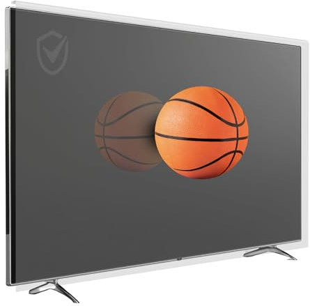 TV GUARD | 47 Pouces | Protection d'Écran TV, Lumière Bleue, Résistant aux Rayures, Ultra-Clair, Compatible avec TV LED, LCD, OLED, QLED, Installation Facile, Usage Domestique et Commercial