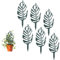 ZHDOKA Rankgitter für Topfpflanzen, klein, 25,4 cm, Gartenpflanze, Rankgitter, Kaktus-Form, Kunststoff, Gartenpflanzen, Rankhilfe, 6 Stück