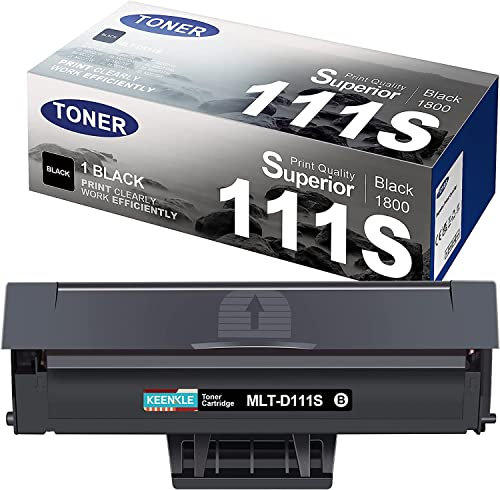 KEENKLE MLT-D111S D111L Kompatible für Samsung Xpress m2070w Toner D111S MLTD111S Schwarz für Samsung Xpress M2070 M2026w M2070fw M2026w M2026 M2020w M2020 M2070f M2022w M2022 (Schwarz)
