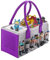 Tasche for toniebox Tonie, Aufbewahrung Box Tragetasche mit Griff, für Toniebox Starter Set und Tonies Figur, Zubehör Schutzhüllen-Organizer für über 30 Figuren (Grau + Lila)