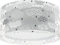 Dalber Deckenlampe kinderzimmer, Deckenleuchte für Kinder Clouds Wolke Grau, Deckenlampe Kinderzimmer, 41416E, E27