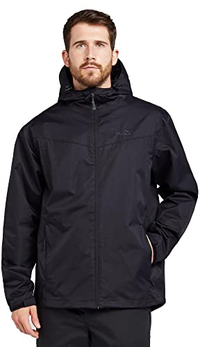 Peter Storm Men’s Storm Hooded Jacket with Fully Adjustable Hood & Hem & 3 Zipped Pockets, Waterproof & Breathable Raincoat, Ideal for Walking, Hiking & Outdoor Recreation, 5000mm HH
