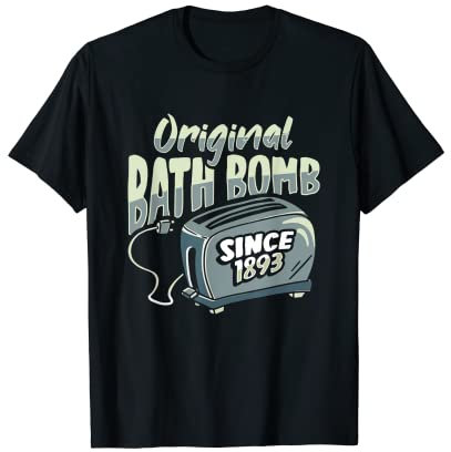 Orginial Badebombe Toaster Design mit sarkastischem Humor Fan T-Shirt