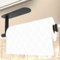 TENXSNUG Portarollos Cocina, Acero Inoxidable Porta Papel Higienico, Ajustable Adhesivo o Taladro Soporte para Baño, Paper Towel Holder, Negro