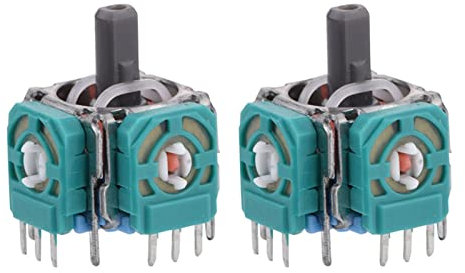 SYH&AQYE 2 Pcs Analog Stick, 3D Analog Joystick Thumb Stick Thumbstick Sensor Module Potentiometer for PS5 Controller Accessory Replacement
